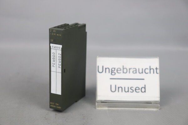Siemens 6ES7 134-4MB00-0AB0 Input Modul 6ES7134-4MB00-0AB0 E:02 2A Unused