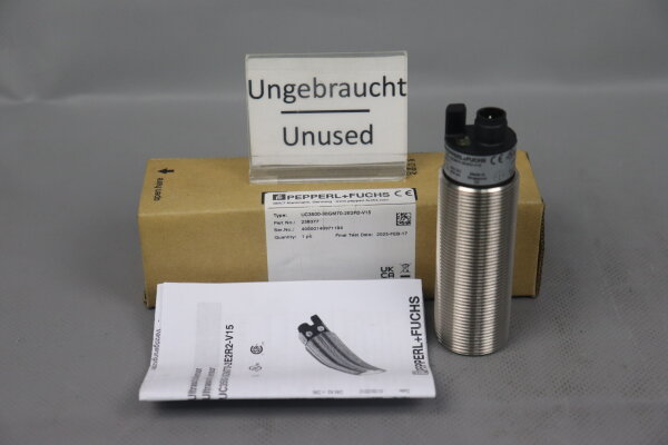 Pepperl + Fuchs UC3500-30GM70-2E2R2-V15 Ultrasonic Sensor 238377 Unused OVP