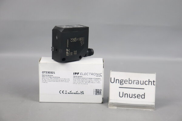 IPF OT230321 Optischer Sensor 10...30VDC 1200mm Unused OVP