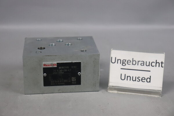 Rexroth Z1S 10 TA05-2TB9-41/F Abdeckplatte R901274760 pmax=350bar Unused