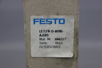 Festo LF/LFR-D-MINI-A:ERS filter bowl 646227 Max. 16 bar/230 psig Unused OVP