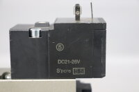 SMC EVS7-6-FJG-D-3CV-Q Solenoid valve 21-26 VDC 0.1-1.0 MPa Unused