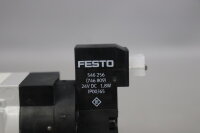 Festo MS4-EE-1/4-10V24-S Switch-on valve 542598 4-10 bar + 546256 24VDC Unused