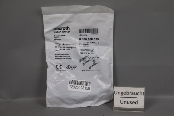 Rexroth 0830100629 Zylinderschalter 0 830 100 629 10-30VAC/DC 3W/VA 130mA Sealed