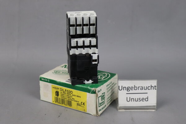 Moeller DILR53D System-Hilfssch&uuml;tz 230V 50Hz 240V 60Hz unused OVP