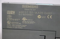 Siemens 6ES7 151-1AA05-0AB0 Interface Module 6ES7151-1AA05-0AB0 FS:01 Unused OVP