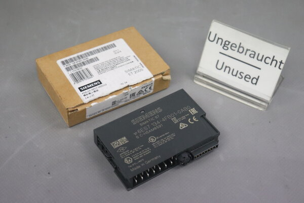 Siemens 6ES7 134-4FB01-0AB0 Analog Input Module 6ES7134-4FB01-0AB0 FS:04 Unused OVP