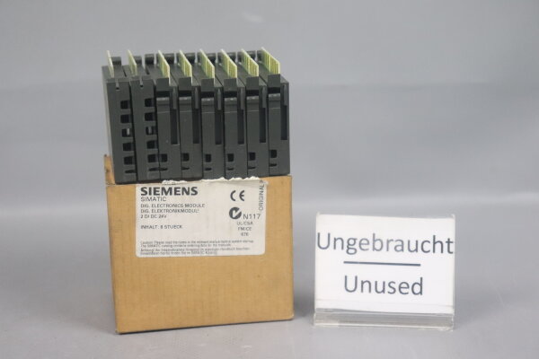 Siemens 6ES7 121-1BB00-0AA0 Elektronikmodul 6ES7121-1BB00-0AA0 E:02 (8 St&uuml;ck) Unused OVP