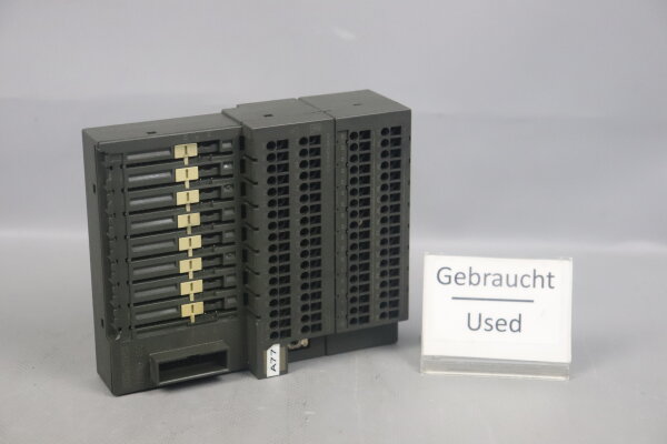 Siemens 6ES7120-0AH01-0AA0 Terminalblock + 6ES7120-2AH00-0AA0 E:02 Used