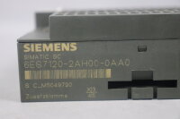 Siemens 6ES7120-0AH01-0AA0 Terminalblock + 6ES7120-2AH00-0AA0 E:02 Used