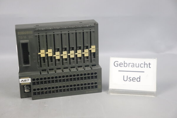Siemens Simatic SC 6ES7120-0AH01-0AA0 Terminalblock FS:02 Used