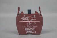 Siemens 3SB1400-0A Kontaktblock 1 NO + 1 NC 230VAC 6A Unused