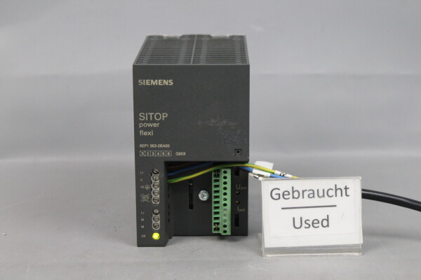 Siemens 6EP1353-2BA00 SITOP Power flexi E-Stand:1 120/230VAC 50/60Hz Used