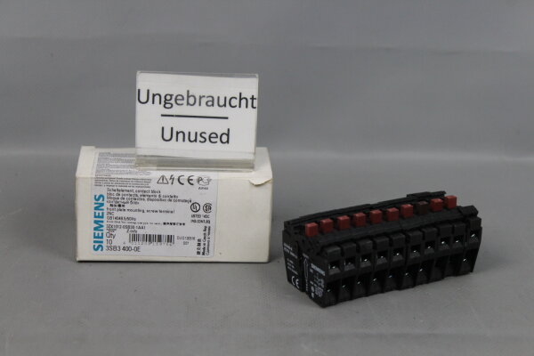 Siemens 3SB3 400-0E Schaltelement 3SB3400-0E 10xSt&uuml;ck E:02 Unused OVP