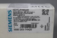 Siemens 3SB3 203-1HA20 Not-Halt-Stoppschalter...