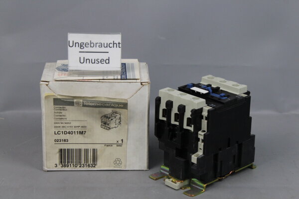 Telemecanique LC1D4011M7 Sch&uuml;tz 023163 22kW 30HP Unused OVP