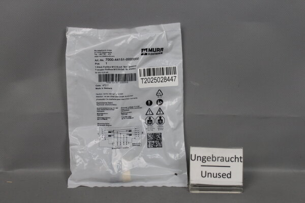Murr Elektronik 47217 7000-44151-0000000 T-St&uuml;ck MSA02ULU-BU-AU-ZE 5pol. Sealed