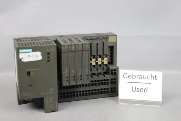 Siemens 6ES7 138-1XL00-0XB0 + 6ES7 120-0AH50-0AA0 Baugruppe E:06 Used