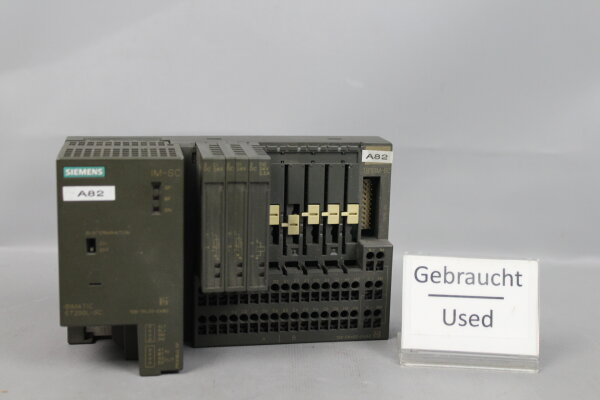 Siemens 6ES7 138-1XL00-0XB0 + 6ES7 120-0AH50-0AA0 Baugruppe E:06 Used