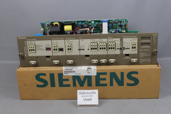 Siemens Simatic S5 6ES5955-3LC42 power supply E-Stand: 01 Used