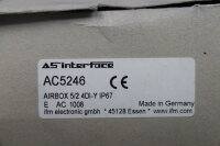 Ifm electronic AC5246 AS Interface AIRBOX 5/2 4DI-Y IP67...