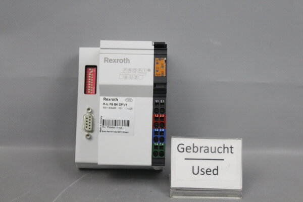 Rexroth R911308486 R-IL PB BK DP/V1 Profibus R911308486-101 24V 1,25A Used