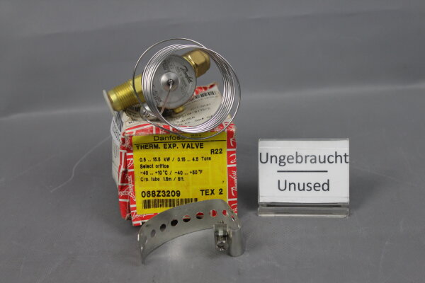 Danfoss 068Z3209 Thermostatisches Expansionsventil TEX2 R22 15,5kW Unused OVP