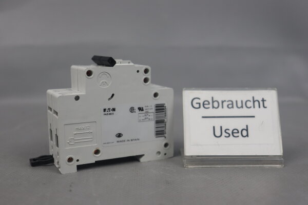 Eaton FAZ-S6/2 Leitungsschutzschalter FAZS62 10kA Used