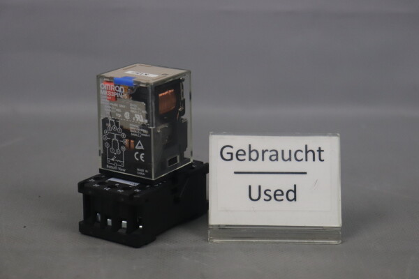 Omron MKS3PIN-5 Relais 250V 50/60Hz + PF113A-D 30VDC Used