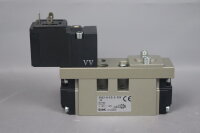 SMC EVS7-6-FG-S-3CV-Q 5/2 Wege-Elektromagnetventil 0,1-1MPa Unused