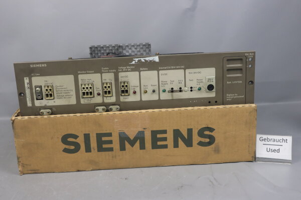 Siemens Simatic S5 6ES5955-3LC13 Modular Power Supply Used