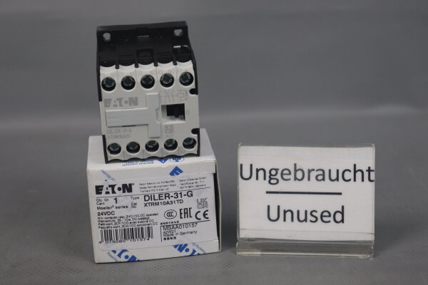 Eaton DILER-31-G Hilfssch&uuml;tz 010157 24VDC Unused OVP