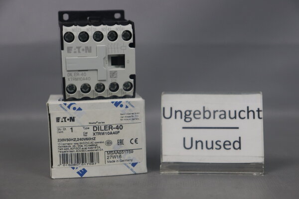 Eaton Moeller DILER-40 Kleinsch&uuml;tz 051759 230V50Hz,240V60Hz Unused OVP