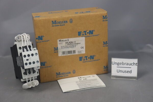 Eaton Moeller DILK25-11 Kondensatorsch&uuml;tz 294032 50/60Hz DIL K25-11 Unused OVP