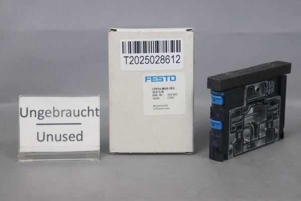 Festo CPV14-M1H-2X3-GLS-1/8 Magnetventil 161362 Unused OVP