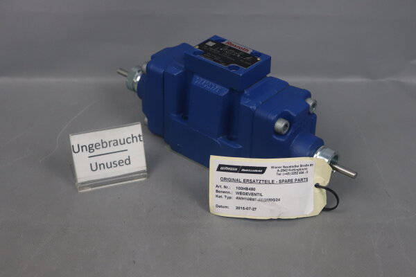 Rexroth 4WH 10 E67-47/QM0G24 Ventil R900940730 100HB480 ohne Endschalter Unused