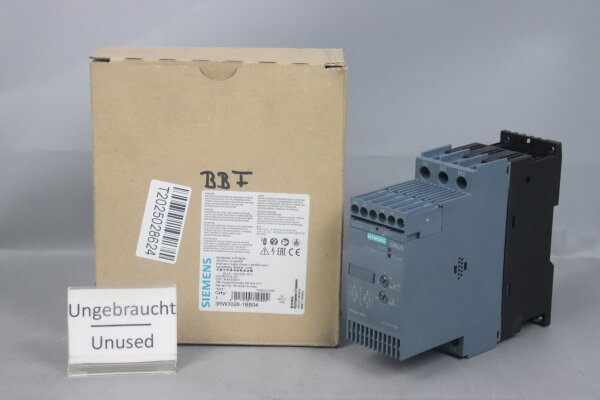 Siemens 3RW3026-1BB04 Sanftstarter 11KW 25,3A E:05 Unused OVP