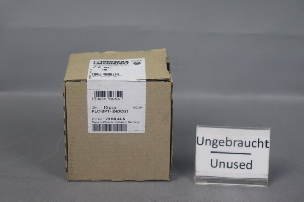 Phoenix Contact PLC-BPT- 24DC/21 Relaissockel 10xSt&uuml;ck 2900445 V/C:04 Sealed