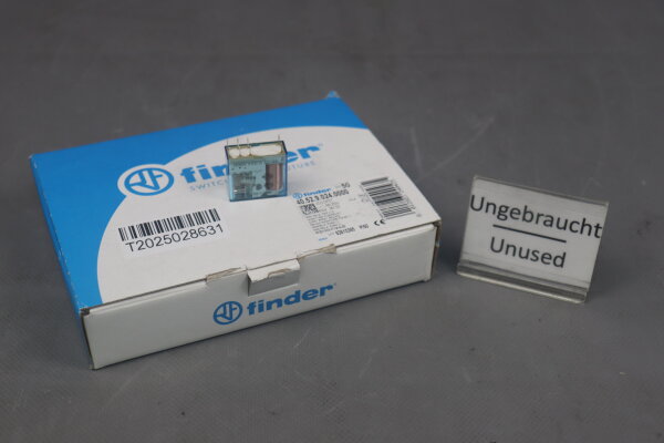 Finder 40.52.9.024.0000 Mini Relay 50St&uuml;ck 2CO-DPDT 8A-250V 24VDC Unused OVP