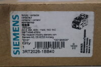 Siemens SIRIUS 3RT2026-1BB40 Leistungsschütz 24VDC E04 Unused OVP