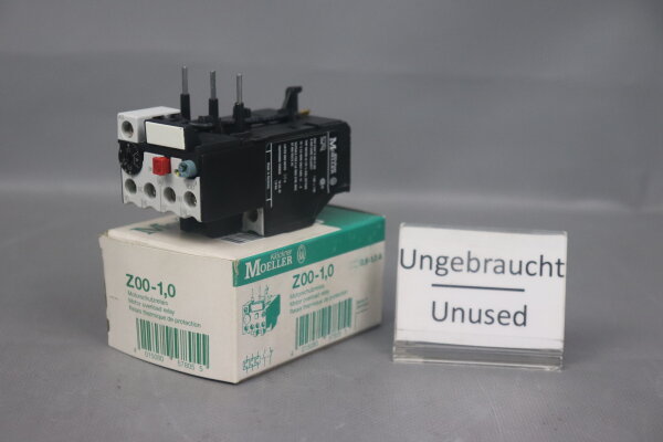 Kl&ouml;ckner Moeller Z00-1,0 Motorschutzrelais 0,6...1A Unused OVP