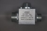 HYDAC KHB-20SR-1112 2-Wege-Kugelhahn 420bar Used