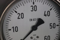 WIKA KI.1,6 Manometer EN 837-3 EN837-3 0-60mbar Ø100mm Unused