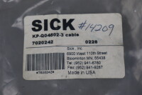 Sick KP-Q04502-3 Anschlusskabel 7020242 3m 50V 6/10A G0 070 WF Unused