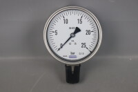 WIKA Cl.1.0 Manometer 0-25bar EN 837-1 EN837-1 Unused