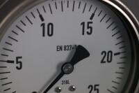 WIKA Cl.1.0 Manometer 0-25bar EN 837-1 EN837-1 Unused