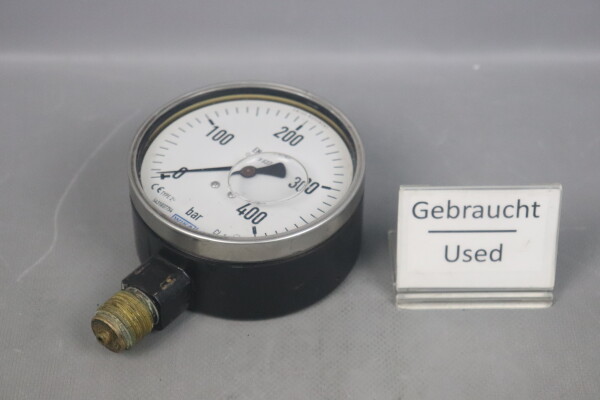 WIKA Cl.1.0 Manometer 0-400bar EN 837-1 EN837-1 Type:2 Used