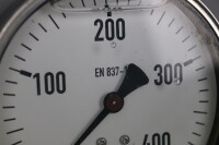 WIKA Cl.1.0 Manometer 0-400bar EN 837-1 EN837-1 Type:2 Used