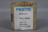Festo MA-50-16-1/4 Manometer 356759 Unused OVP