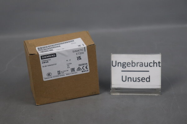 Siemens 6ES7972-0DA00-0AA0 Terminator 6ES7 972-0DA00-0AA0 FS:07 Sealed